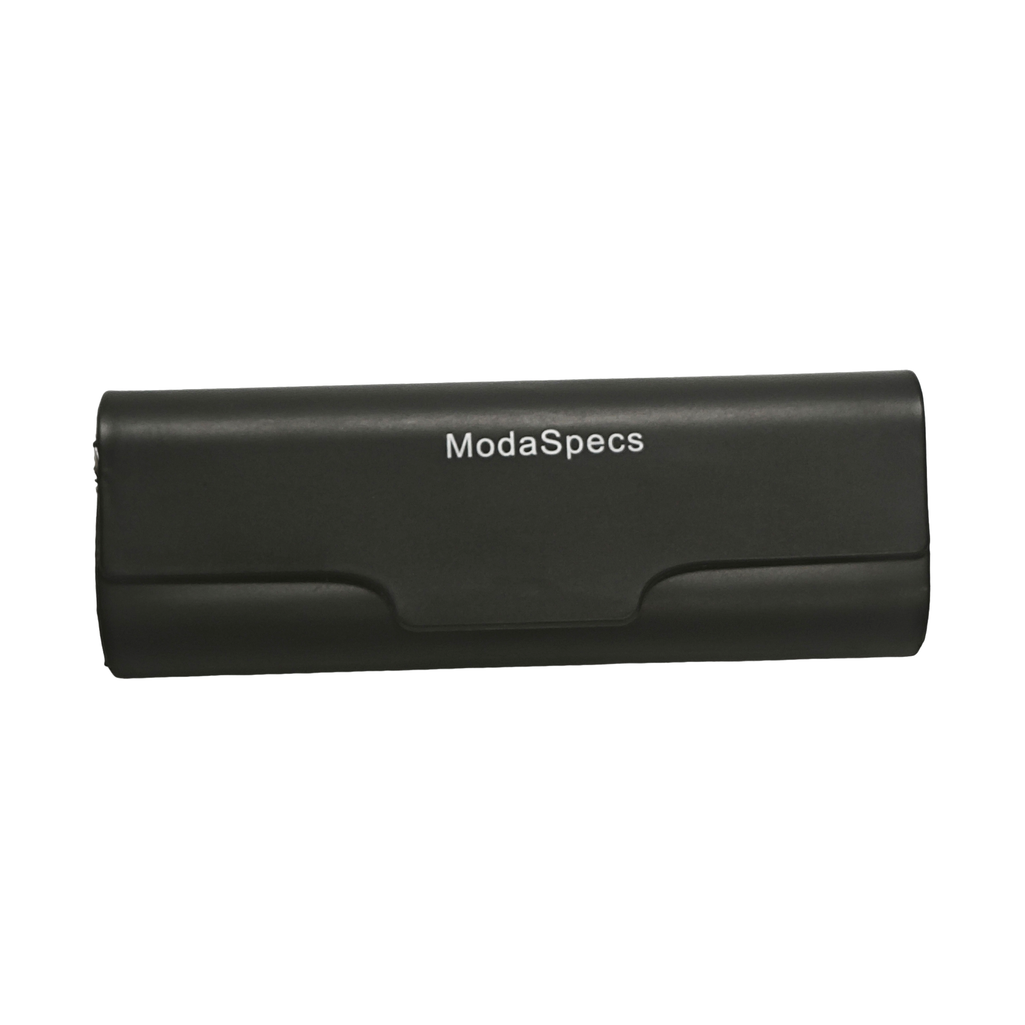 MODASPECS Hard Shell Glasses Case, Portable Sleek Black Protective Glasses Storage Box for Reading & Sunglasses - Image 2